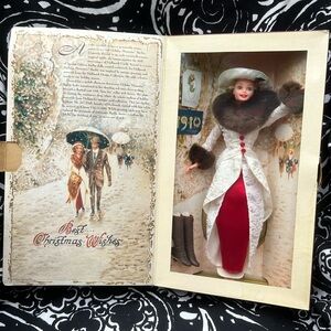 Vintage 1995 Hallmark Holiday Memories Barbie Special Edition Collector Doll New